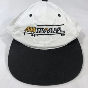 AAA Trailer Services Outdoor Cap Hat Big Rig Snapback Adjustable Bent Bill/Brim